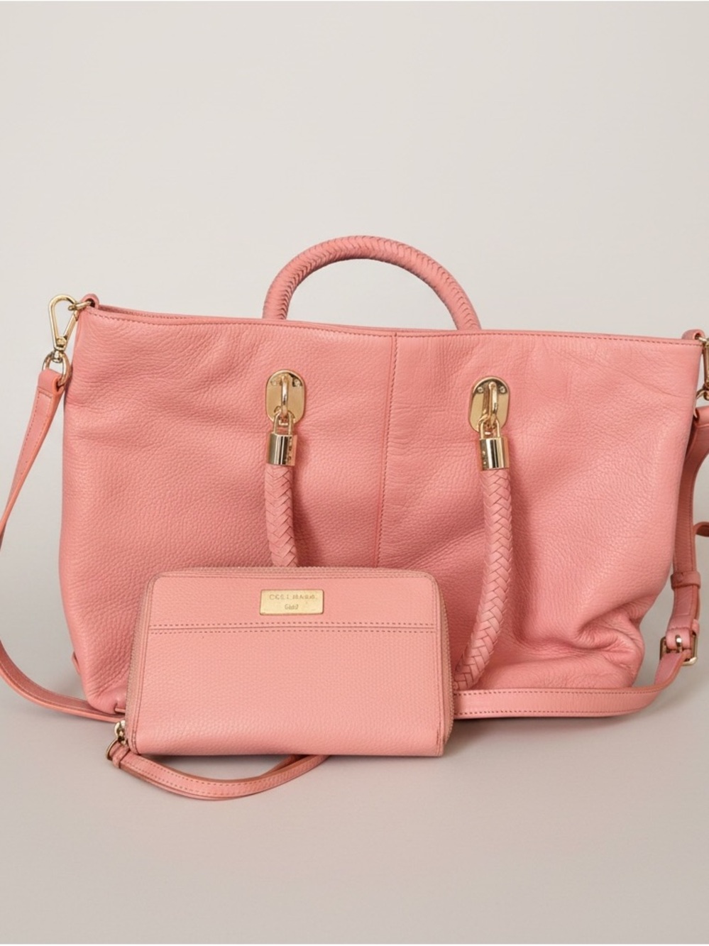 Cole Haan tote handbag with FREE matching wallet